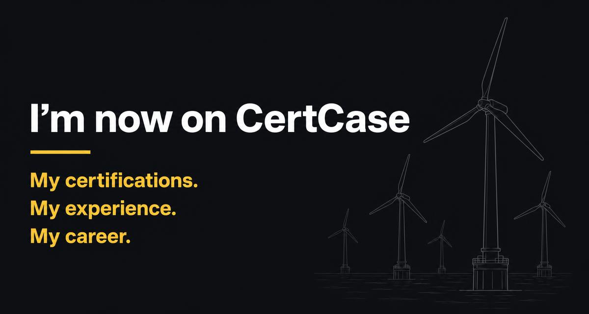 CertCase — my certifications, my experience, my career.